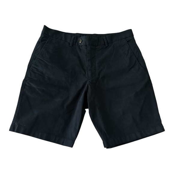 Suitsupply Men's Slim Stretch Cotton Shorts Size 28 Navy Blue Casual Chino Style - Picture 2 of 8
